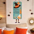 thumbnail image 3 of LIWEN Decorative Sticker Waterproof Peel And Stick Strong Stickiness Smooth Self-adhesive Scene Layout PVC Halloween Trick Or Treat Lollipops Pumpkin Door Decal for Living Room, 3 of 8
