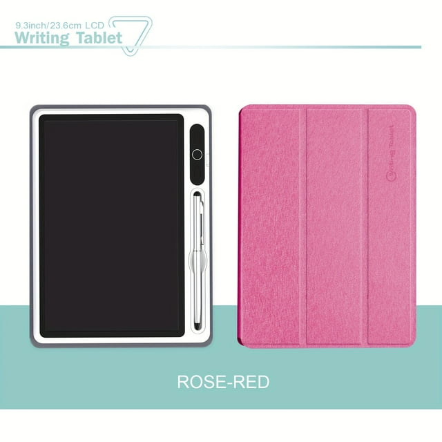 Tablette d'Écriture LCD 9,3 Pouces, Bloc-Notes Électronique Portable avec Stylet pour la Communication à la Maison et au Bureau