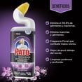 thumbnail image 4 of Limpiador Líquido para Sanitarios Pato Gel Removedor de Manchas y Gérmenes Fuerza Floral 710 mL, 4 of 5