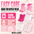 thumbnail image 4 of Girls Dream Step Whisper Soft Ankle Socks, 6 Pack, Lightweight Breathable Socks, PINK, S, 4 of 9