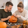 thumbnail image 4 of 26Pcs Pumpkin Carving Kit Stainless Steel, Safe Easy DIY Carving Tools with Molds Scoop Saw for Halloween Jack-O-Lantern Decoration Gift, 4 of 6