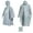 f_Gray, variant on Qepwscx Rain Ponchos for Women Men Adults Unisex Hooded Zipper Raincoat Waterproof Reusable Hiking Rain Coat with Pockets