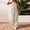Beige, variant on Women's Summer Two Piece Outfit Linen Cotton Sleeveless V Neck Button Down Vest High Waist Wide Leg Pants Set Office Lady Suit - Casual Summer Business Suits Tracksuit 2026 Army Green L