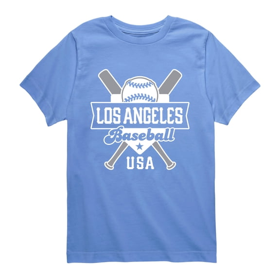 Instant Message - Baseball Los Angeles Short Sleeve Graphic T-Shirt