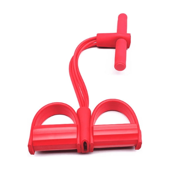 GARDVORA Resistance Bands for Working Out,Multifunctional Pedal Puller Resistance Rope,Foot Pedal Resistance Band for Physical Therapy,Muscle Training and Lose,Red