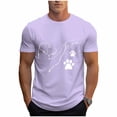 thumbnail image 2 of Tops para hombre, blusas y camisas de cuello redondo y manga corta para hombre, blusas casuales de cuello redondo con estampado de moda para hombre, blusas de cuello redondo y manga corta, camisas par, 2 of 6