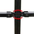 thumbnail image 5 of vidaXL Security Palisade Fence with Pointed Top Steel 19' 8"x2' Black, 5 of 6