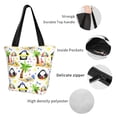thumbnail image 4 of Sikiie Penguins On The Beach Shoulder Bag Casual Hobo Crossbody Tote Bag for Women and Men Large Purse Messenger Bag Travel Work, 4 of 6