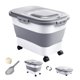thumbnail image 1 of Recipiente de almacenamiento de arroz DDMOMMY de 9 a 14 kg con ruedas y tapa de 35 L, 1 of 7