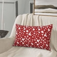 thumbnail image 5 of Naloa Red Christmas Cheer. Pillowcase, Throw Pillowcase, Wrinkle-Free, Stain-Resistant with Hidden Zipper for Bedroom Sofa-14"x20", 5 of 6