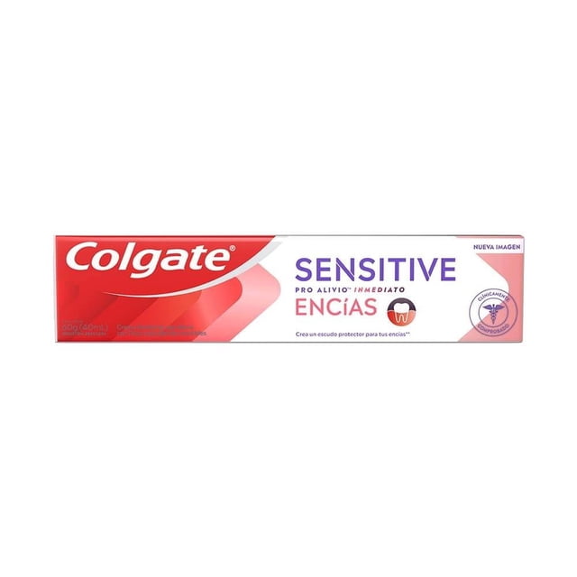 Pasta Dental para Dientes Sensibles Colgate Sensitive Pro Alivio Inmediato Encías 60g