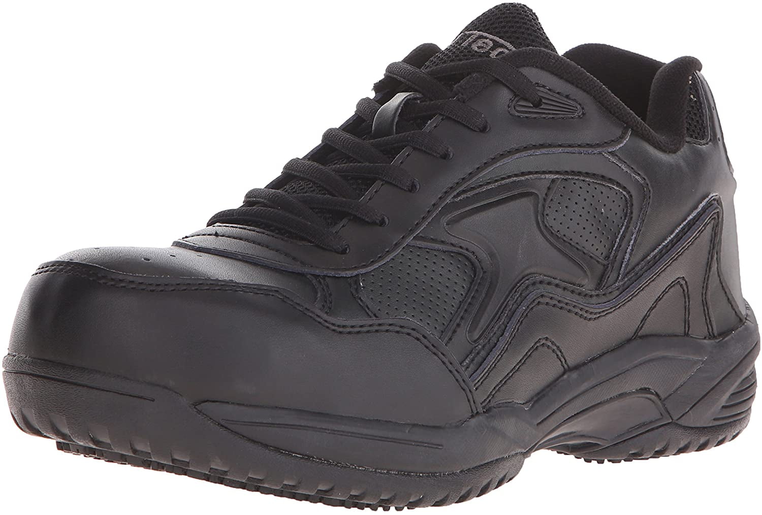 Adtec Men's Composite Toe AthleticM Uniform Shoes, Black, 7 W US