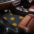 thumbnail image 4 of XMXT Waterproof Floor Mats for Cars, Planet Moon Background Non-Slip Universal Fit Auto Carpet Car Decor Mat for Women Men, Set of 4, 4 of 6