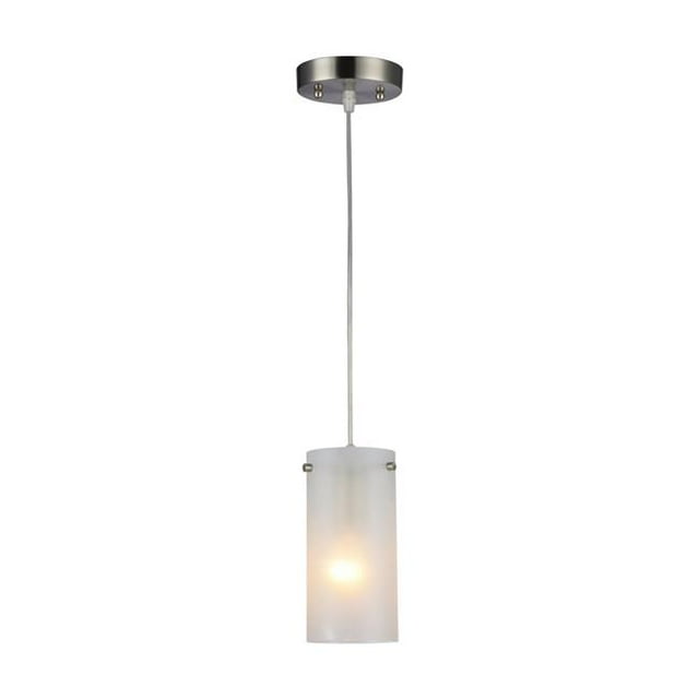 Chloe Lighting CH28068BN04-DP1 4 Pouces Large Ulla Transitionnel 1 Lumière Brossé Nickel Mini Pendentif
