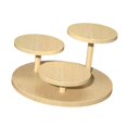 thumbnail image 3 of Langgg Display Riser Stand Tiered Decor Desktop Stand Cake for Doll Cosmetic Figure 3 Layer, 3 of 6
