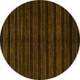 thumbnail image 1 of Ahgly Company Indoor Round Abstract Yellow Contemporary Area Rugs, 7' Round, 1 of 4