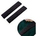 thumbnail image 1 of Protector para cinturón de seguridad de coche, cojín extraíble para cinturón de seguridad, 2 almohadillas de viaje cómodas para asiento de coche para adultos y niños (negro), 1 of 5