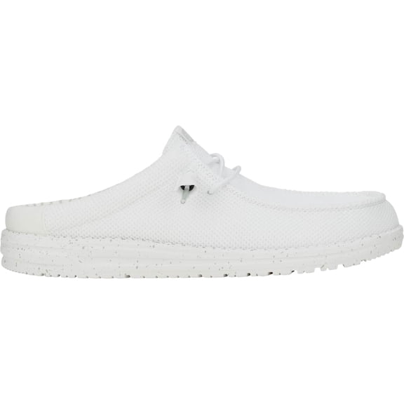 HEYDUDE Men Wally Slip Stretch Sox , White, 14