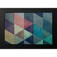 thumbnail image 2 of Mossholder, Tim 14x11 Black Modern Framed Museum Art Print Titled - Triangle Textures, 2 of 5