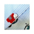 thumbnail image 5 of Girls Dress School Uniform Blue Strip Floral Print Gingham 8 Years, 5 of 6