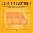thumbnail image 3 of COOK WITH COLOR Lunch Box Container, 8-Grid Snack Box, School Bus Theme, 3 of 8