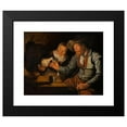 thumbnail image 2 of Jan Miense Molenaer 14x12 Black Modern Framed Museum Art Print Titled - The Five Senses, Sight (1637), 2 of 5