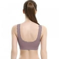 thumbnail image 4 of Women Front Cross Side Buckle Wireless Lace Lift Bra Breathable Yoga Sport Vest, 4 of 9