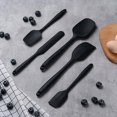 thumbnail image 2 of Silicone Spatula Set, 5 Piece Food Grade Rubber Spatulas for Baking, Cooking, and Mixing High Heat Resistant Non Stick Dishwasher Safe BPA-Free (Grey), 2 of 14