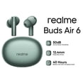 thumbnail image 2 of Auriculares intraurales realme Buds Air 6 TWS Driver de 12,4 mm, color verde bosque, 2 of 7