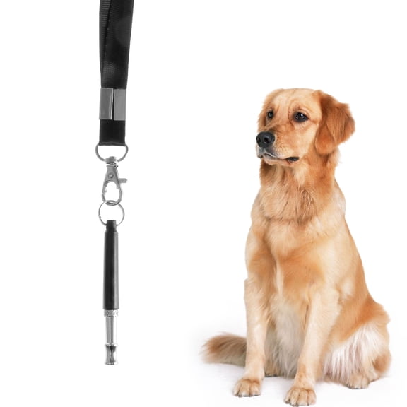 Raindrops 1Set Black Dog Whistle for Training and Recall with Adjustable Frequency