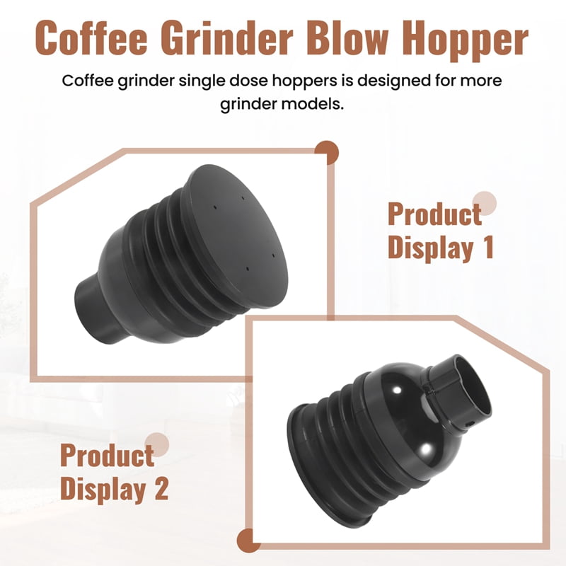 For Coffee Beans Grinder Single Dose Hopper and Bellows Coffee Grinder Bean Bin Blowing Cleaning Tool