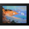 thumbnail image 2 of Krioutchkov, Alex Hook 18x14 Black Modern Framed Museum Art Print Titled - Evening Boats, 2 of 5