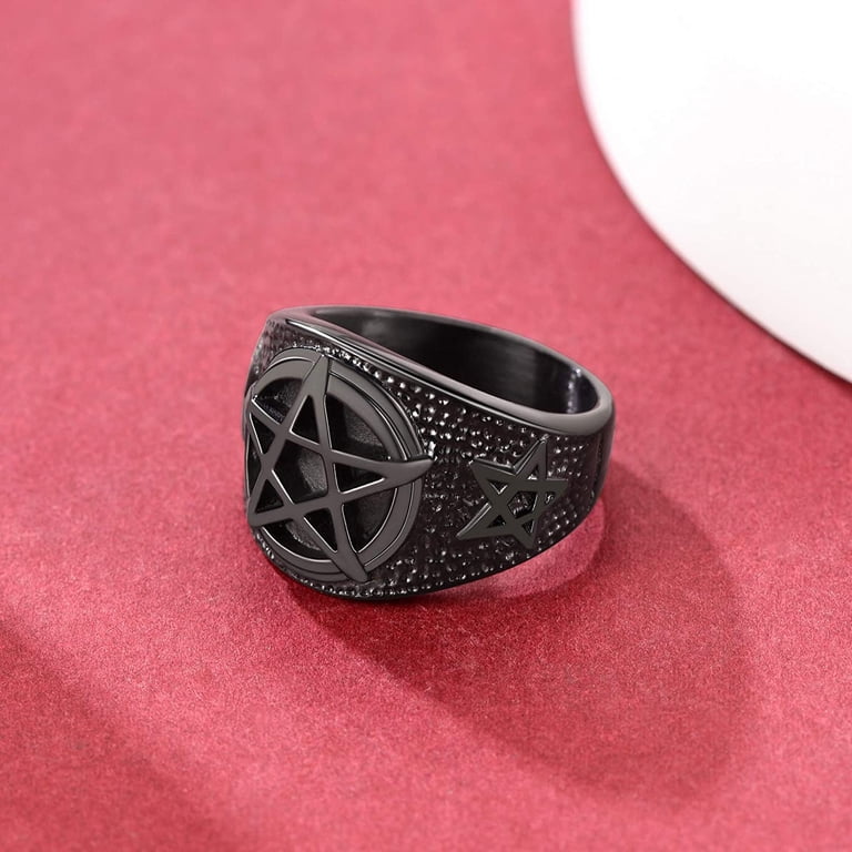 Gold Ripentagram Ring Pentagram Ring In The Eye