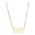 thumbnail image 1 of fastboy Nouveau Pendentif Rétro à Double Couche en Acier Inoxydable Numéro 111-999 Collier Porte-Bonheur, 1 of 9