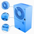 thumbnail image 4 of Mini Portable Air Conditioner Fan, 9.5-inch Small Desktop Fan Quiet Personal Misting Table Fan Mini Air Cooler Portable Mini Fan Evapolar Humidifier for Office, Dorm, Nightstand, 4 of 8