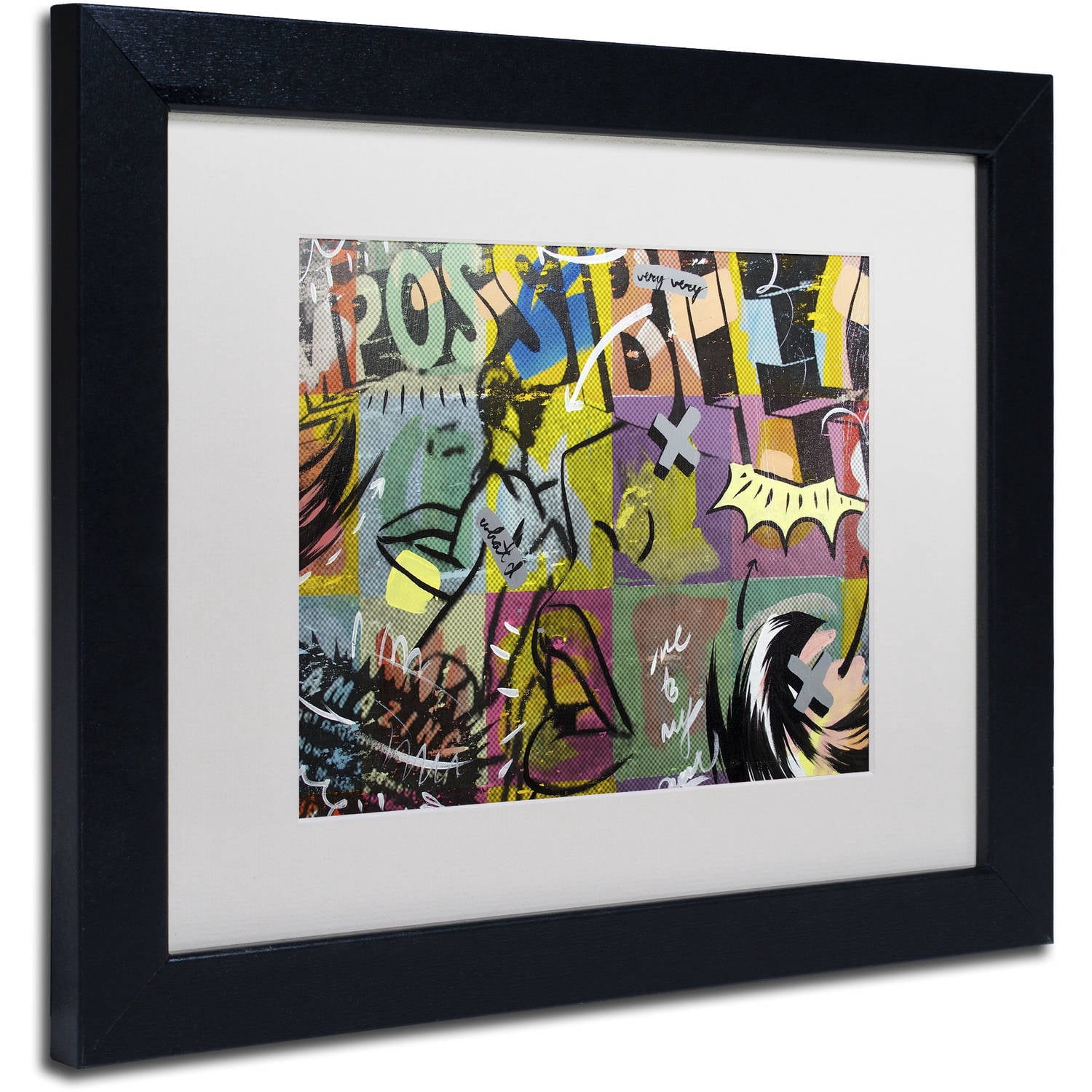 Dan Monteavaro 'IMPOSSIBLE' Matted Framed Art