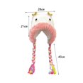 thumbnail image 3 of Women Warm Hat Ladies Bonnet Soft with Long Braid Ear Protection Funny Hat for White, 3 of 9