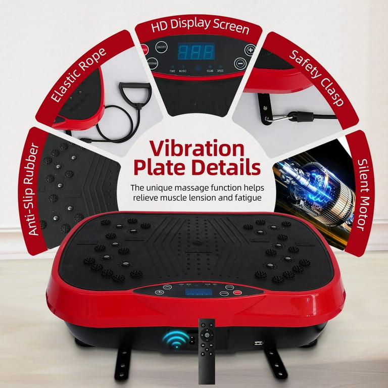 RICAN Vibration Plate Exercise Machine, Vibrating Lymphatic