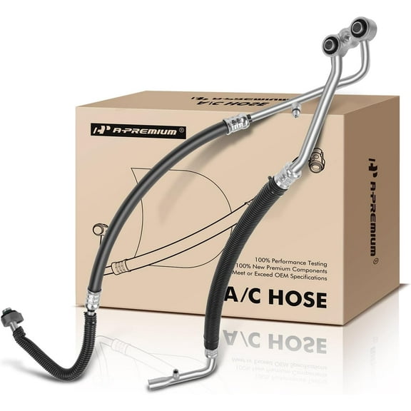 A-Premium A/C Manifold Suction and Discharge Hose Assembly Compatible with Dodge Ram 2500 3500 2003-2005 Ram 4000 2005 L6 5.9L OHV Diesel