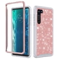 thumbnail image 4 of for Motorola Moto Edge Glitter Case Phone Case Dual Layer Full-Body Rugged Clear Back Case Drop Resistant Shockproof Case, 4 of 4