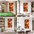 thumbnail image 6 of Canvas Wall Art, Fall Framed Canvas Prints for Bedroom Dining Room, Thanksgiving Farmhouse Cat in Maple Leaf Oversized Gallery Wrapped Wall Decor for Home Office, Gifts, 20"x40" Ship Next Day, 6 of 6