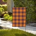 thumbnail image 4 of Easygdp Fall Buffalo Plaid Garden Flag Yard Flag Welcome Flag, Double-Sided, Weather Resistant for Outdoor Decor - 28"x40", 4 of 9