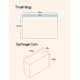 thumbnail image 5 of Forros para cajas de arena para gatos MeoWant MW-SC01/MW-SC02/MW-LR01, 20 unidades, 5 of 7