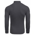 thumbnail image 6 of COOFANDY Mens Ribbed Slim Fit Knitted Pullover Casual Turtleneck Sweater, 6 of 6