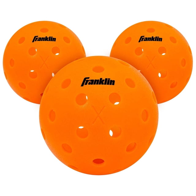 Bolas de Pickleball Franklin Sports Lava aprobadas por USAPA para Exteriores 3 Pack