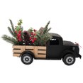 thumbnail image 3 of Holiday Time Black Truck with Greenary, 3 of 6