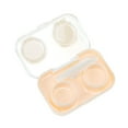 thumbnail image 2 of Unique Bargains 1 Set Contact Lens Case Contact Lens Container Contact Lens Carrier Toast Pattern 2.76"x1.65"x1.1" Pink, 2 of 5