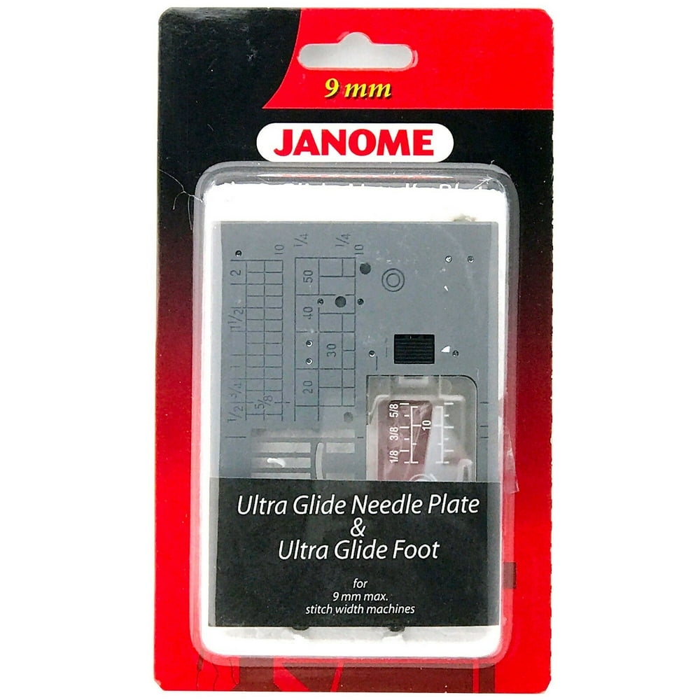 Janome Ultra Glide Needle Plate & Ultra Glide Foot 202201005 Walmart