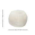 thumbnail image 4 of Emma + Oliver Small Natural Faux Sherpa Refillable Bean Bag Chair for Kids and Teens, 4 of 9