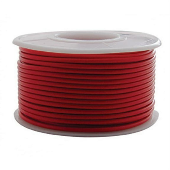 100' Long Primary Wire Roll - Red